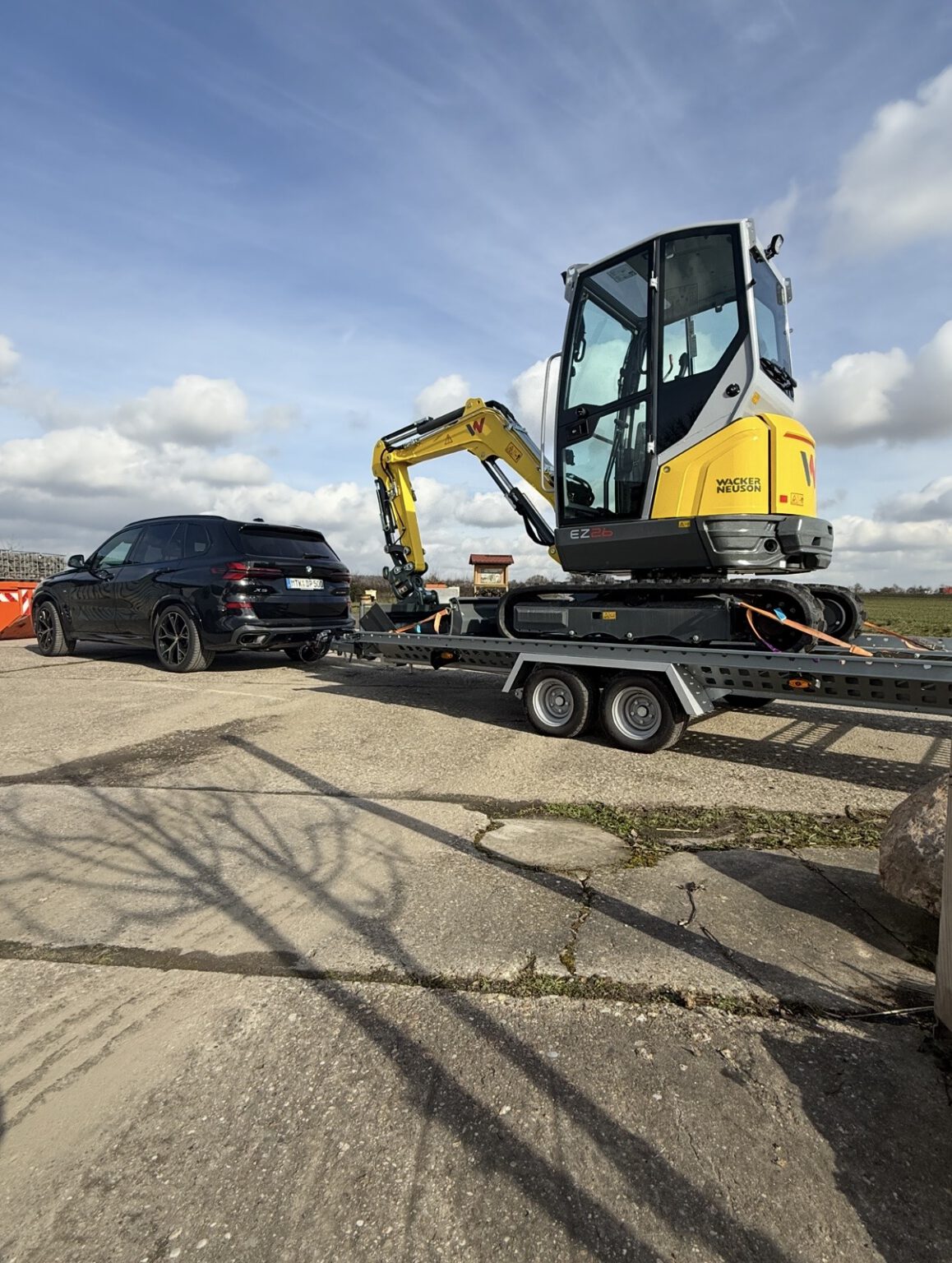 Eines unserer Bagger